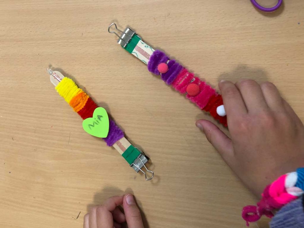 Eine einfache aber selbstgebaute Taschenlampe.