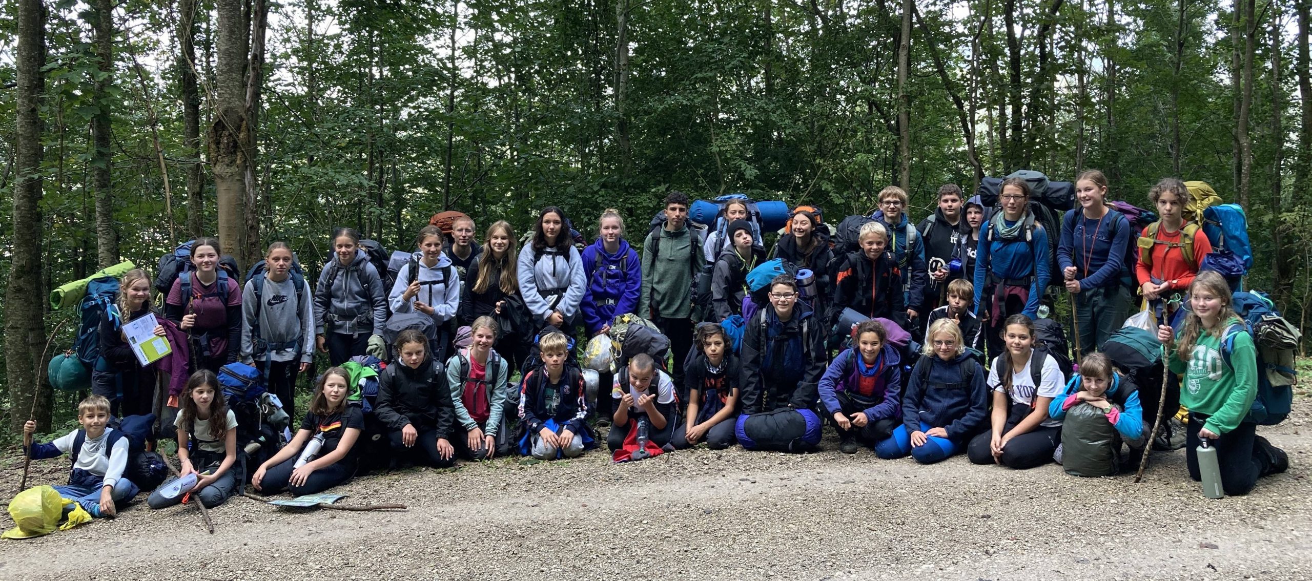 Die Schülerinnen und Schüler waren auf Erlebnispädagogischer Klassenfahrt in Österreich. Schlossklaus.