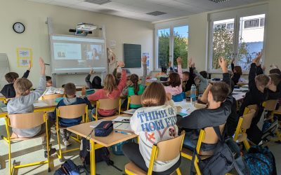 BNT-Unterricht lebensnah: Eine Katzentrainerin zu Besuch in den Klassen 5